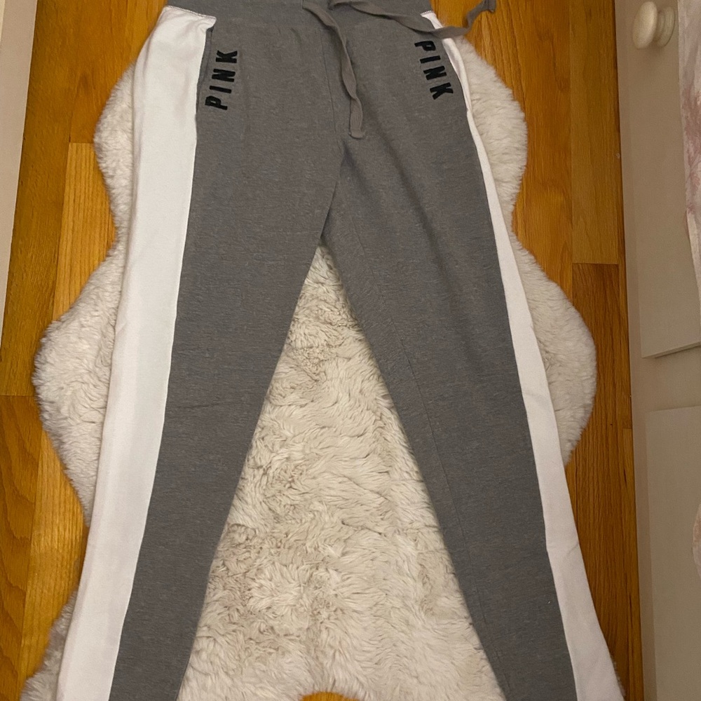 Gray PINK VS joggers